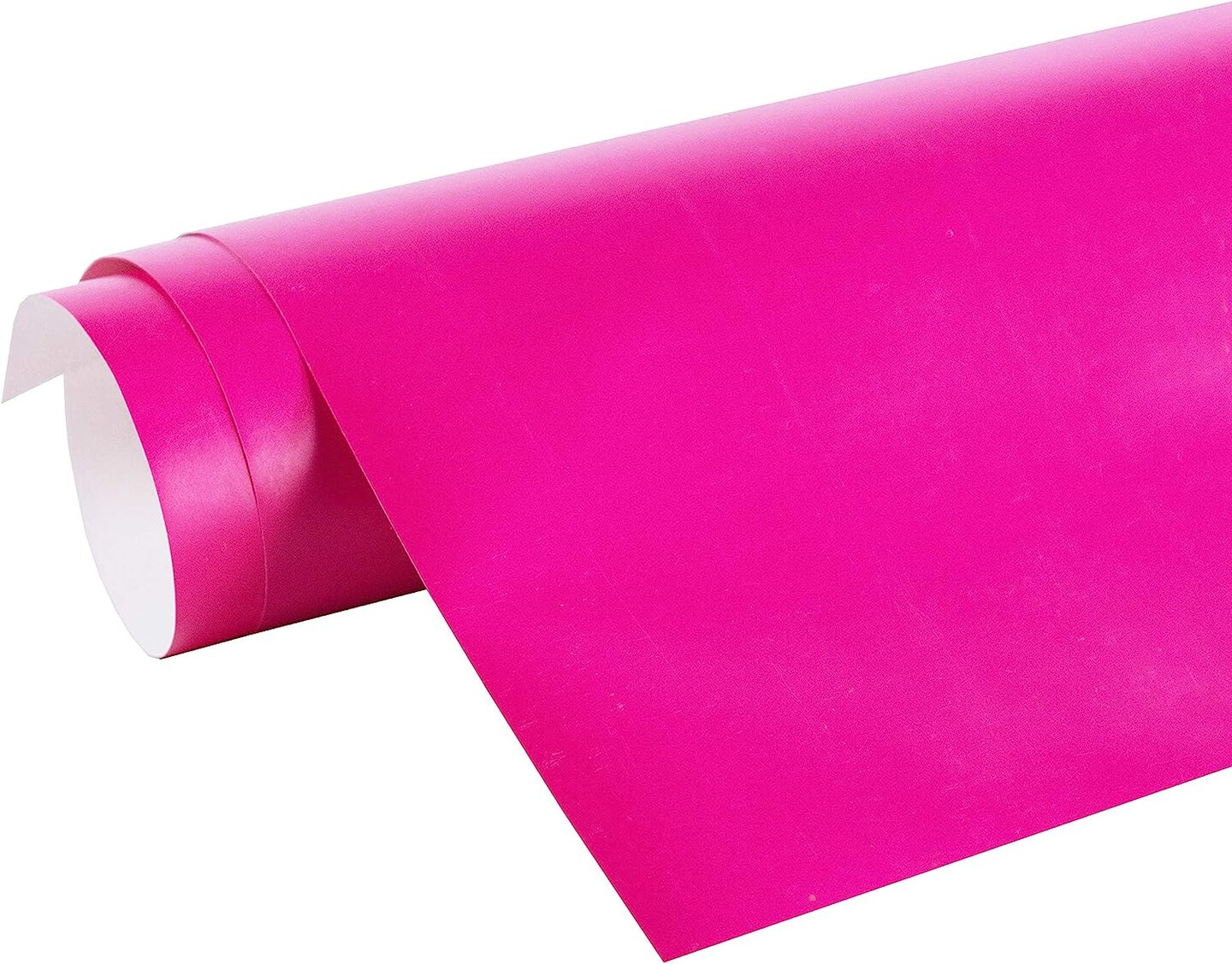 24&#x22; x 50 ft Roll of Matte Pink Repositionable Adhesive-Backed Vinyl for Craft Cutters, Punches and Vinyl Sign Cutters