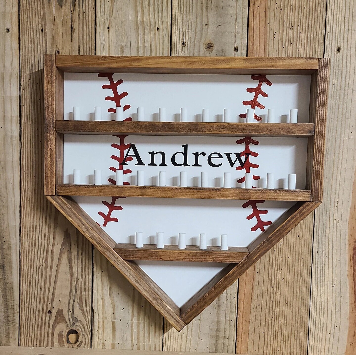 1 Row of Ring Pegs Baseball outlets Rack