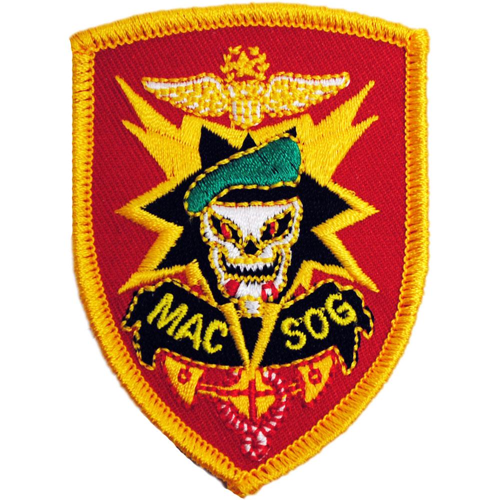 Vietnam MAC V SOG Red &#x26; Yellow Patch 3&#x22;