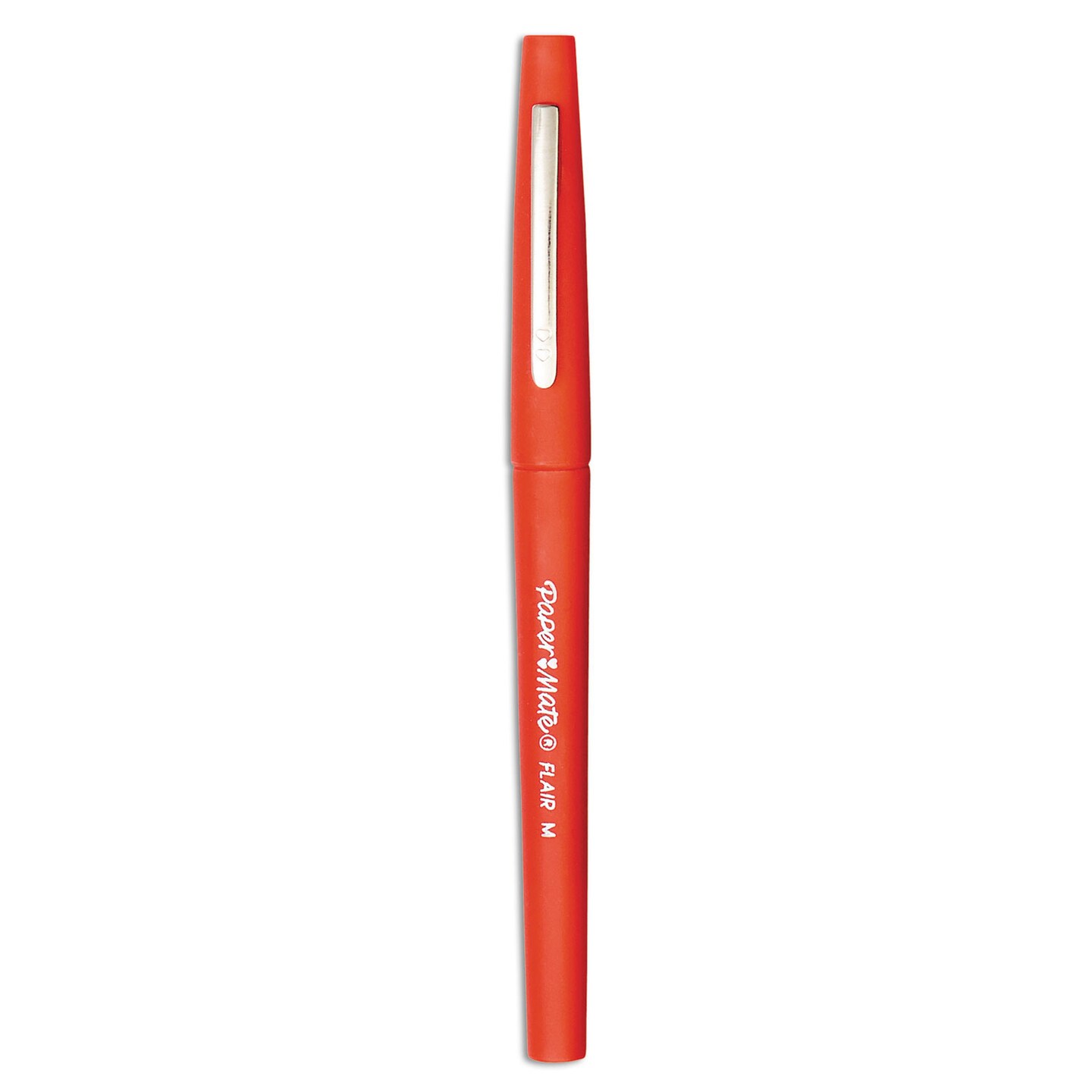 Paper Mate Flair Point Guard Felt Tip Marker Pens, Red Ink