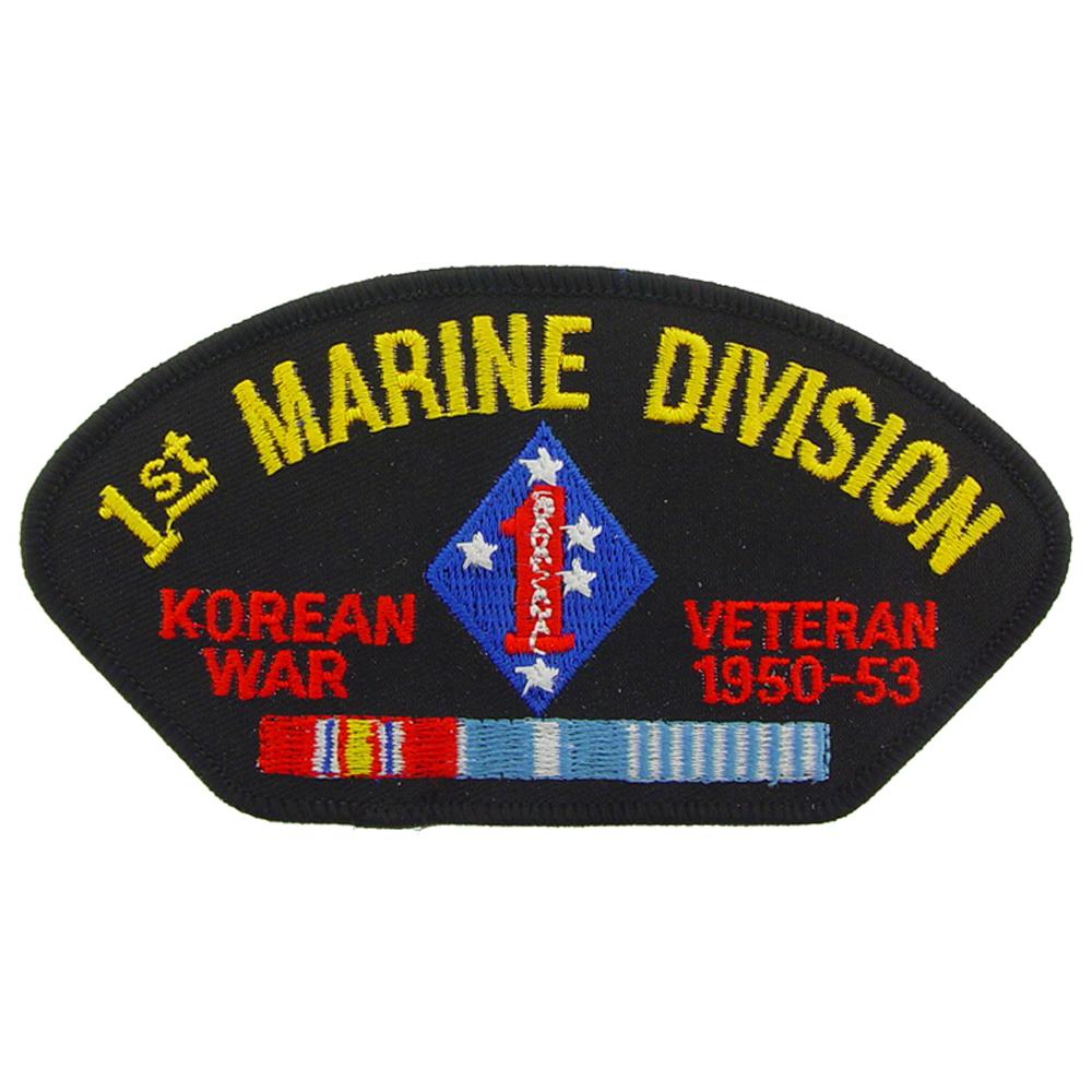 U.S.M.C. 1st Marine Division Korean War Veteran Patch