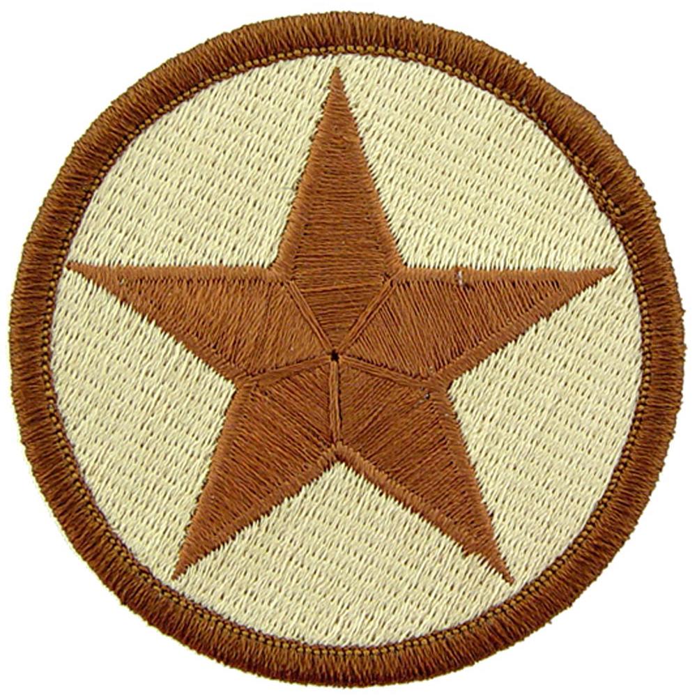 U.S. Army OPFOR Star Patch Brown 3&#x22;