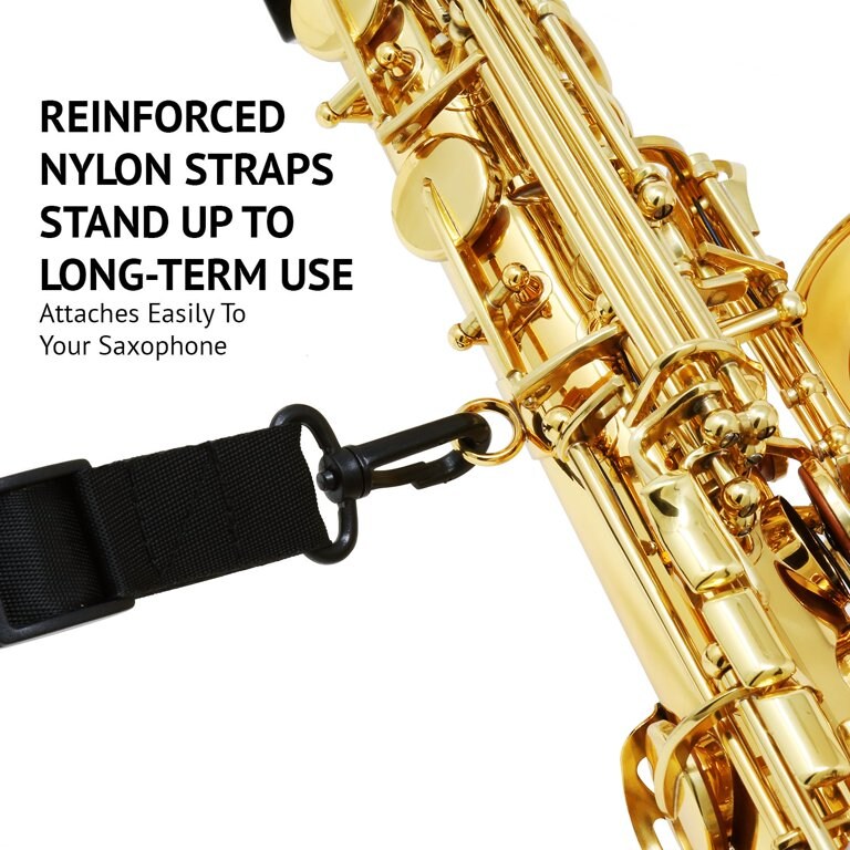 LyxJam Alto Saxophone, E Flat Brass Alto Sax Beginners Kit