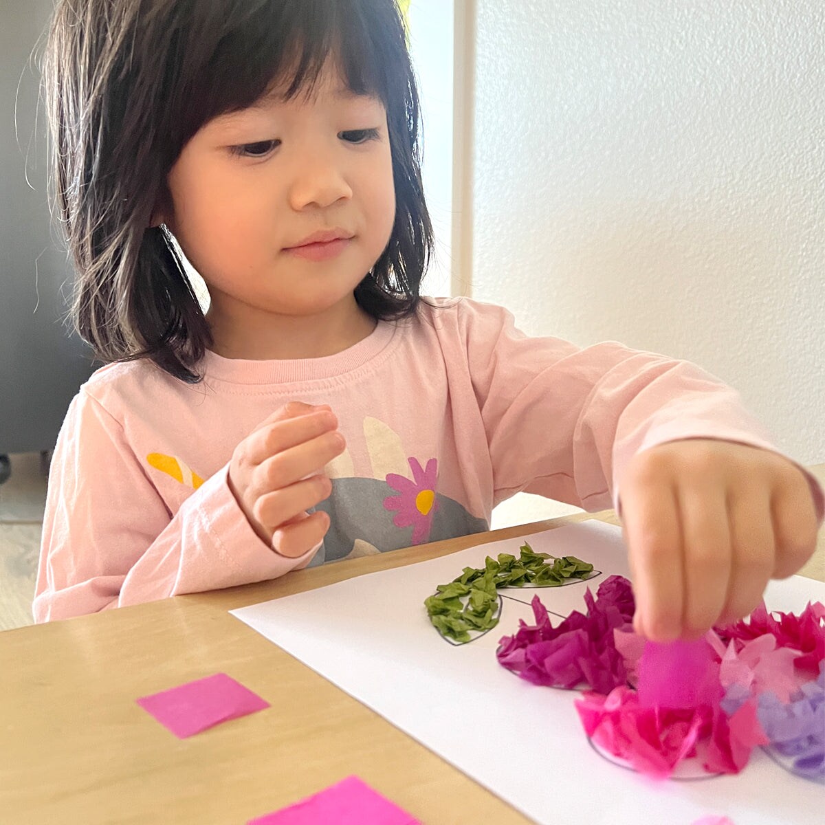 Wrapables 2" x 2" Assorted Colors Tissue Paper for Scrapbooking, Arts & Crafts, DIY 3000pcs