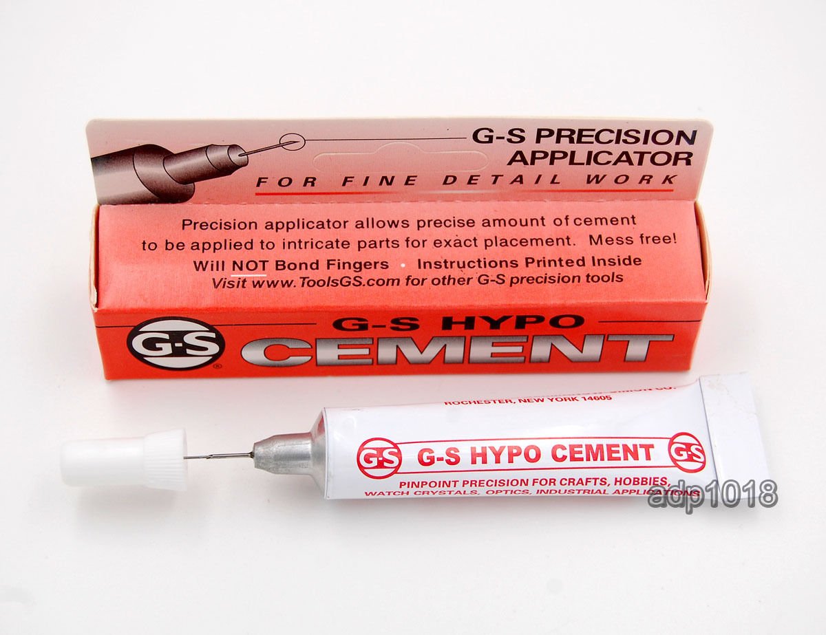 Strong Super Glue for Jewelry Watch Repair Multi-Purpose (G-S Hypo Cement Precision Adhensive 9ml)
