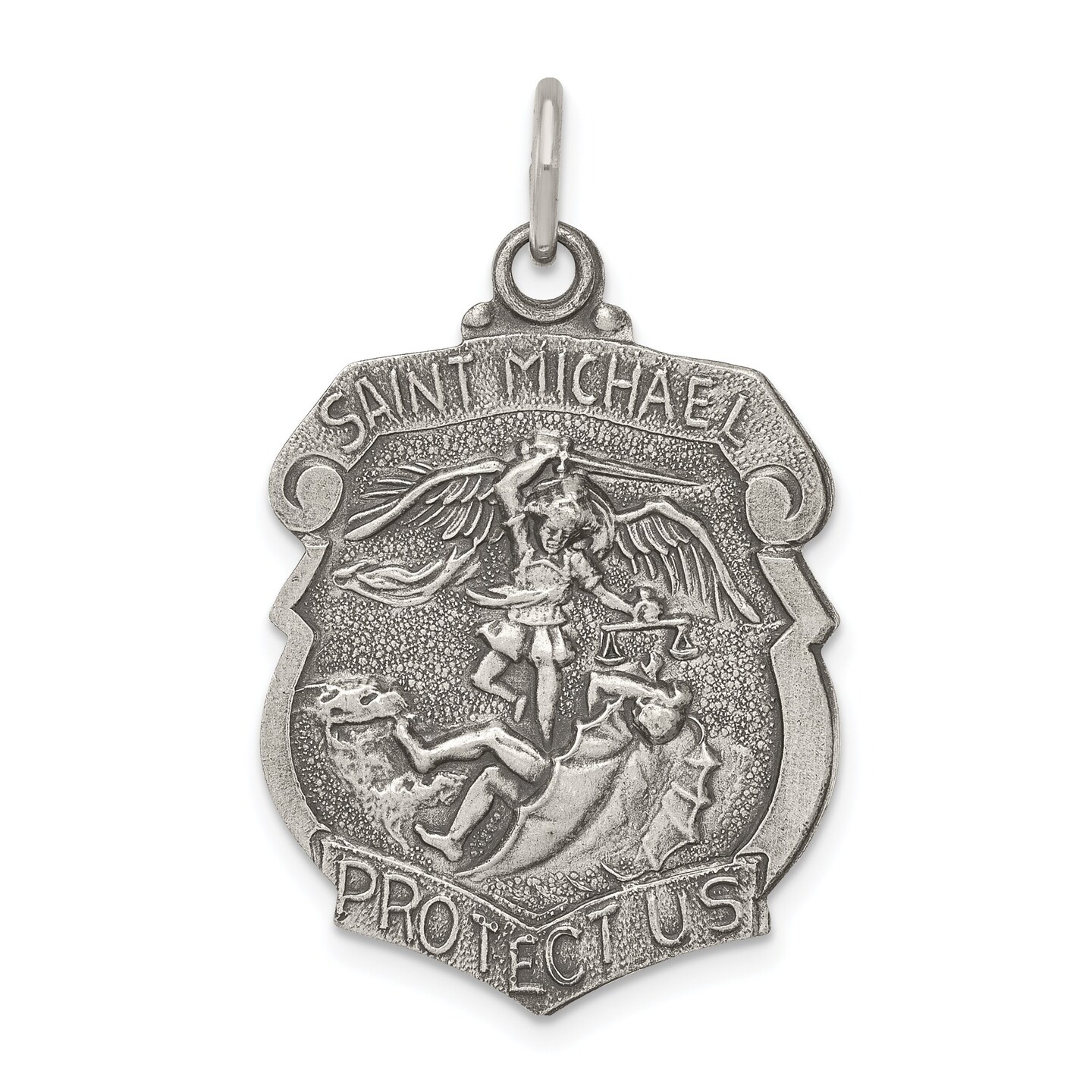 Sterling Silver Saint Michael Medal