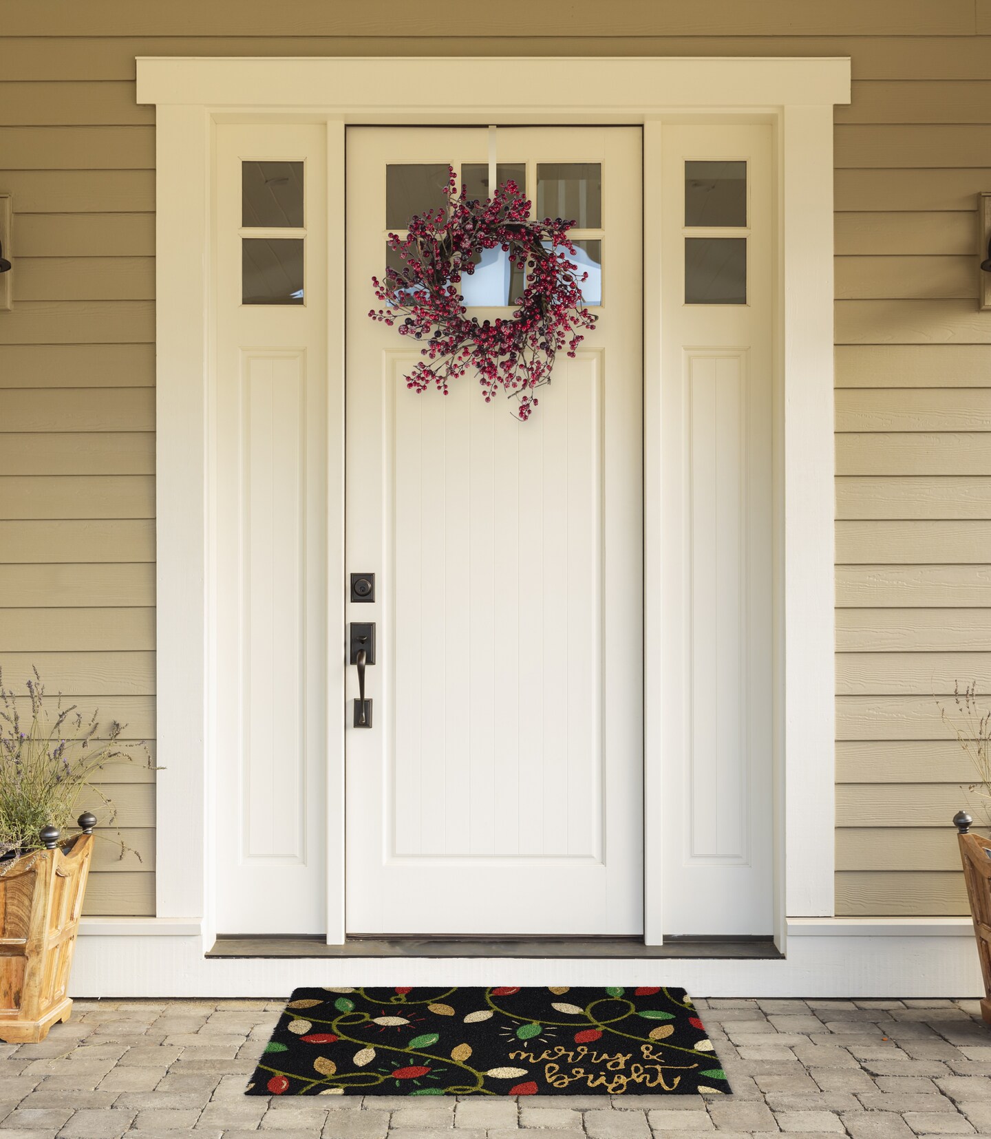 DII Merry and Bright Lights Doormat