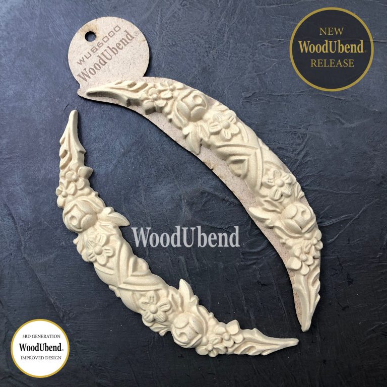 WoodUbend Pair of Floral Swags