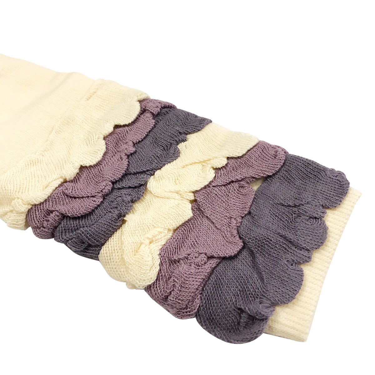 Wrapables Colorful Baby Leg Warmers Set of 3, Half Ruched and Bows