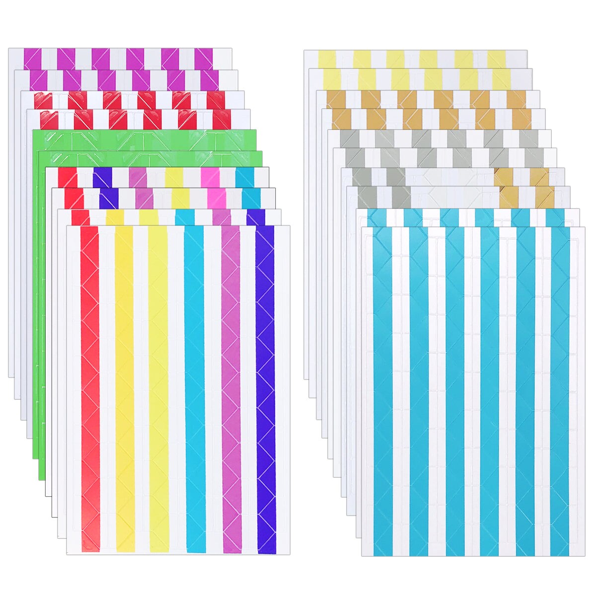 Wrapables Photo Corner Stickers, Photo Mounting Self Adhesives for DIY Crafts, Scrapbooking, Album, Diary