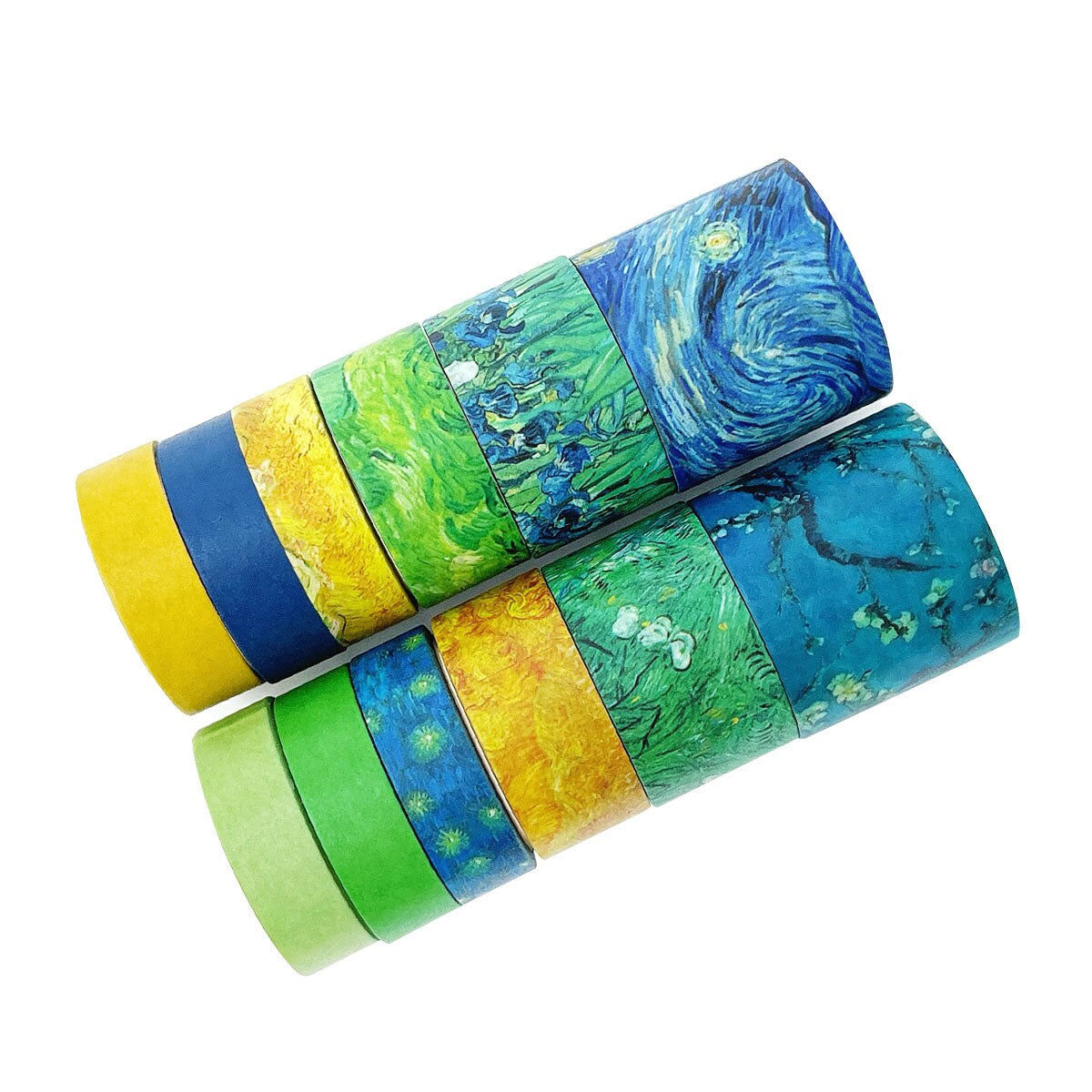 Wrapables Decorative Washi Tape Box Set for DIY Arts & Crafts (12 Rolls),  Gray Geometric, 1 - Kroger