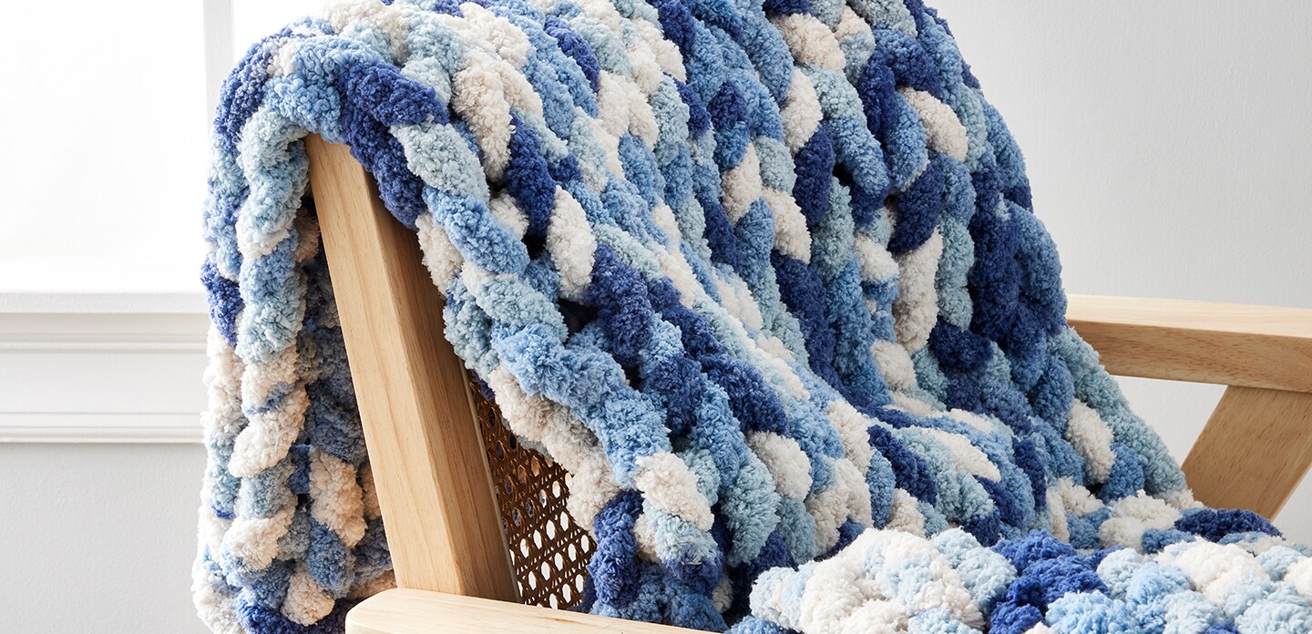 Chunky Hand Knit Blanket Classes Michaels