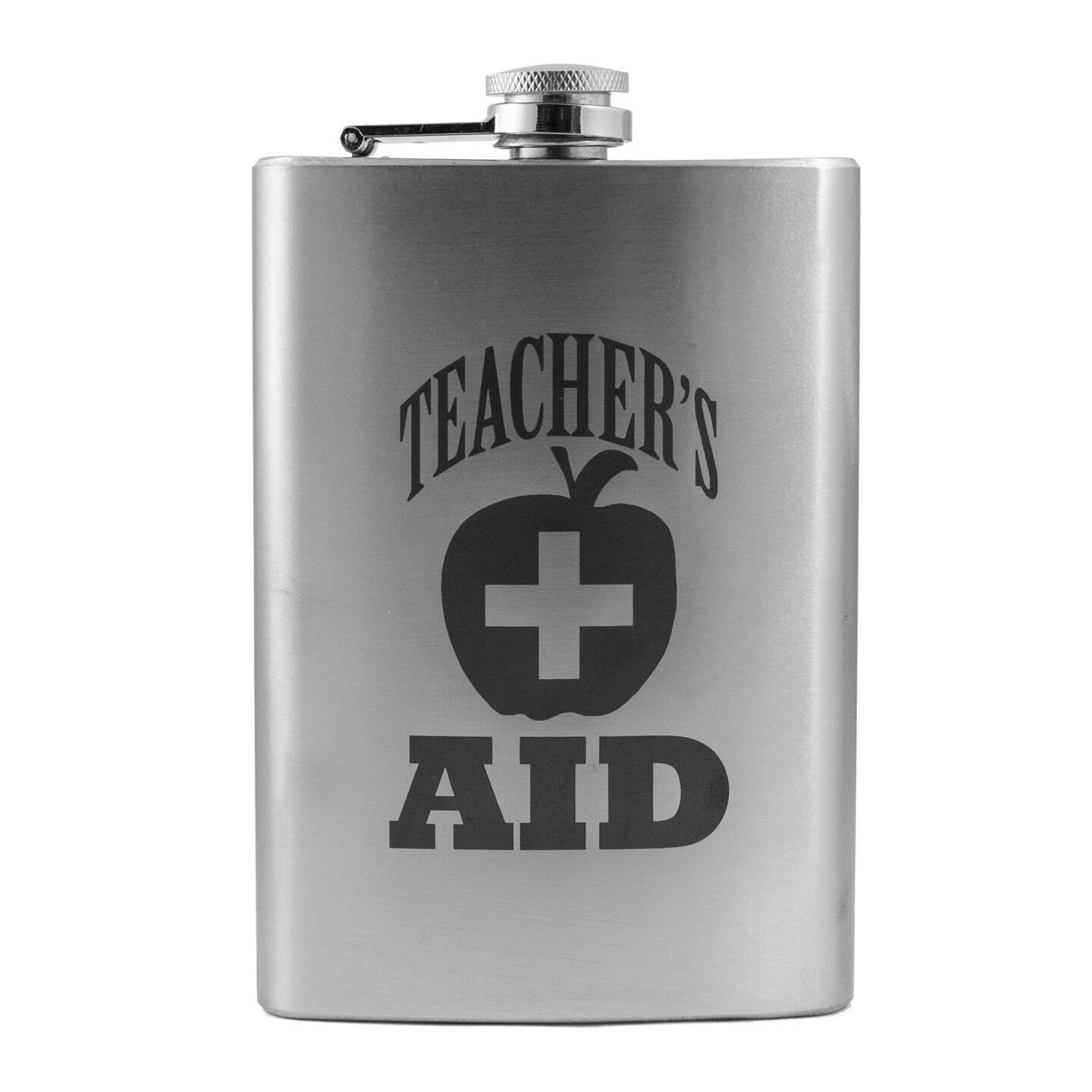 8oz BLACK Teacher's Aid Flask 8oz BLACK Teacher's Aid Flask