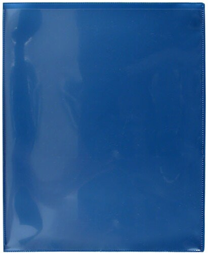 Plastic 2-Pocket Folders - Clear Overlay on Front and Back - Made in U.S.A