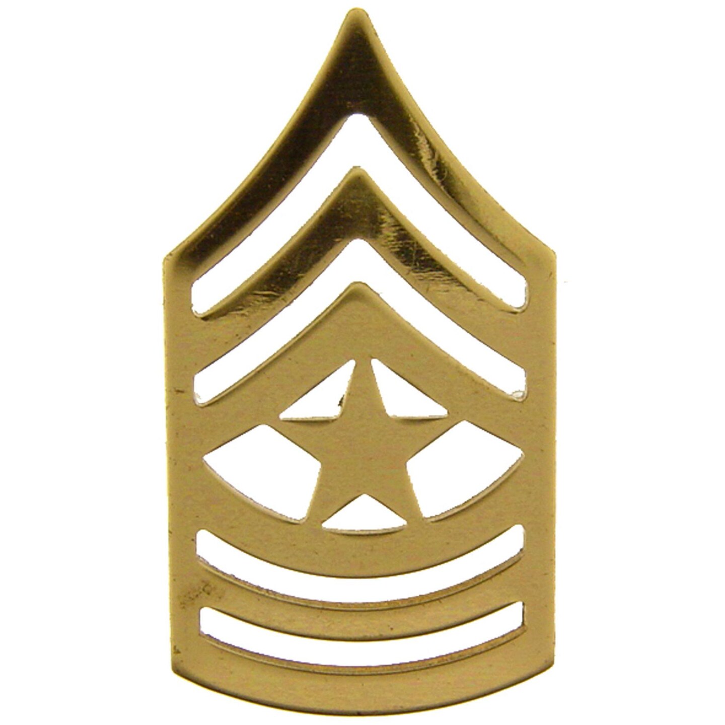 EagleEmblems P15257 Rank-Army,E9,STAF.SGT.MAJ (GLD) (1&#x27;&#x27;)