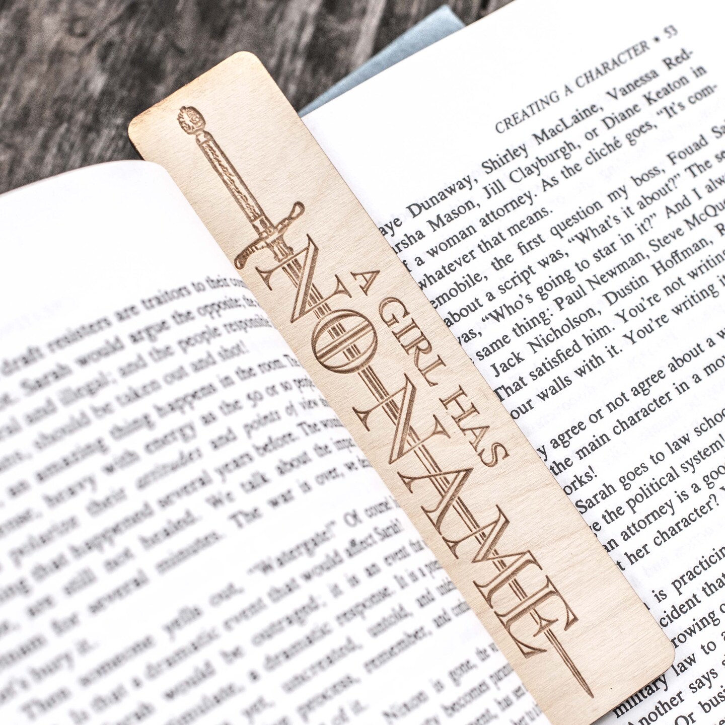 Bookmark - A Girl has no Name