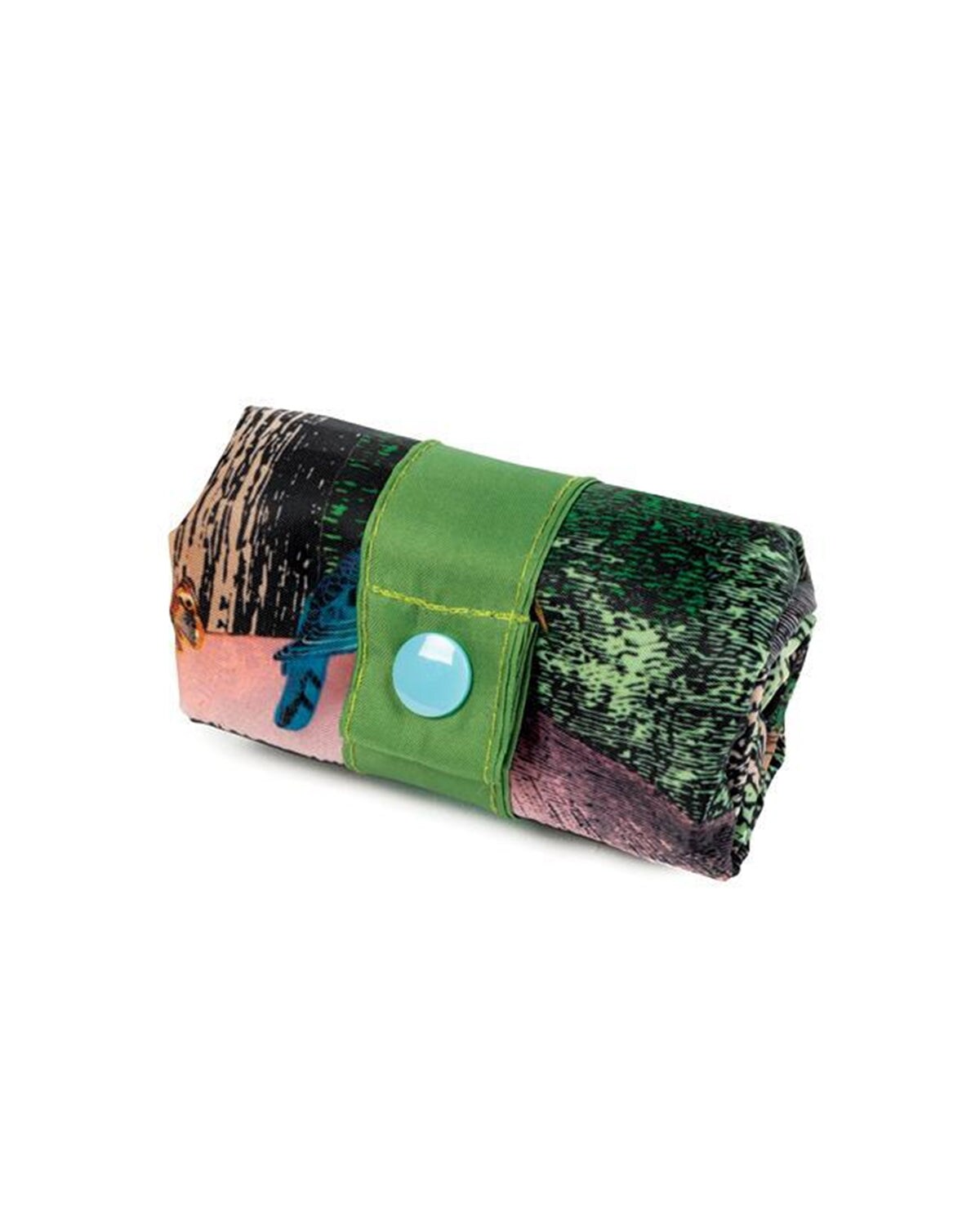 LOQI Artist Kristjana S Williams Interiors Reusable Shopping Bag, O/S, Black Forest