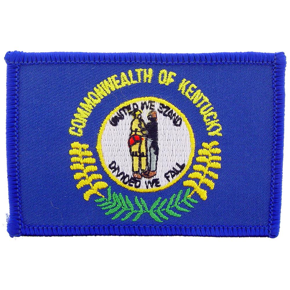Kentucky State Flag Patch 2 1/2&#x22; x 3 1/2&#x22;