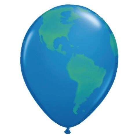 Earth Balloon Pack, 11&#x22; (Pack of 50)