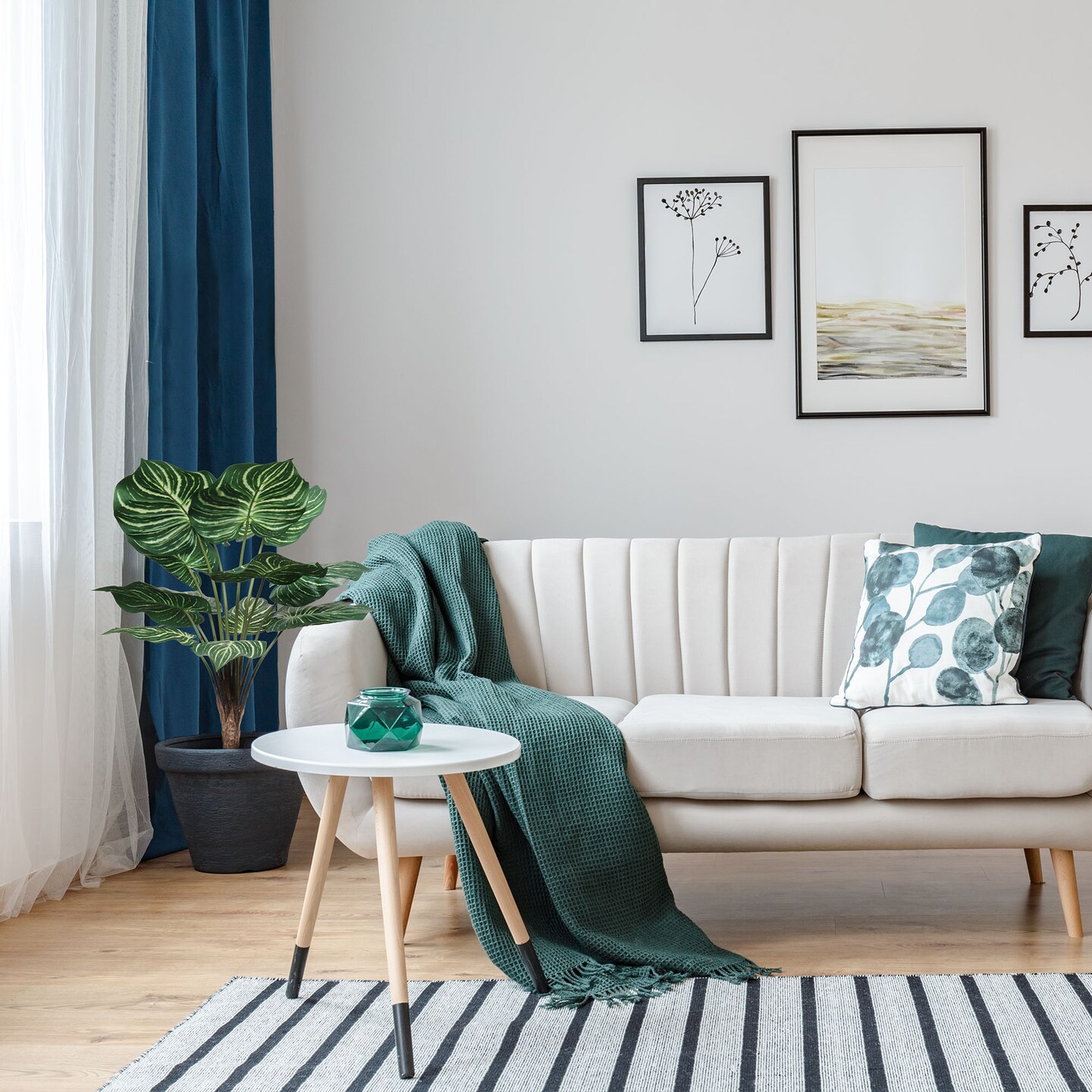 Indoor Oasis 3' Dieffenbachia Indoor Plant with Decorative Pot - Elegant Tropical Faux Greenery for Home & Office Decor - Air-Purifying, Low-Maintenance, Perfect for Living Room, Office Spaces, or Wedding Events, Floral Home by Artificial Flowers