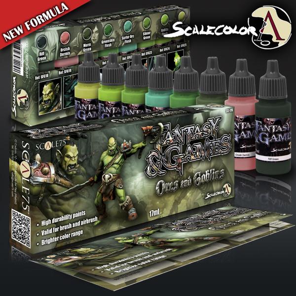 ScaleColor Fantasy & Games - Orcs & Goblins Paint Set | Michaels