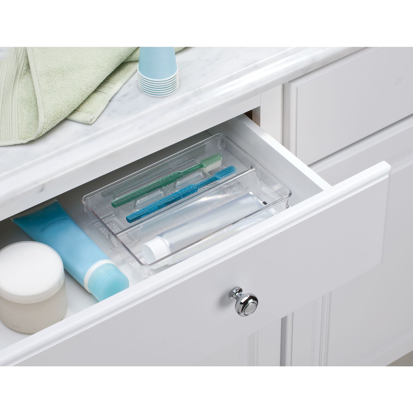 In-Drawer Toothbrush Tray