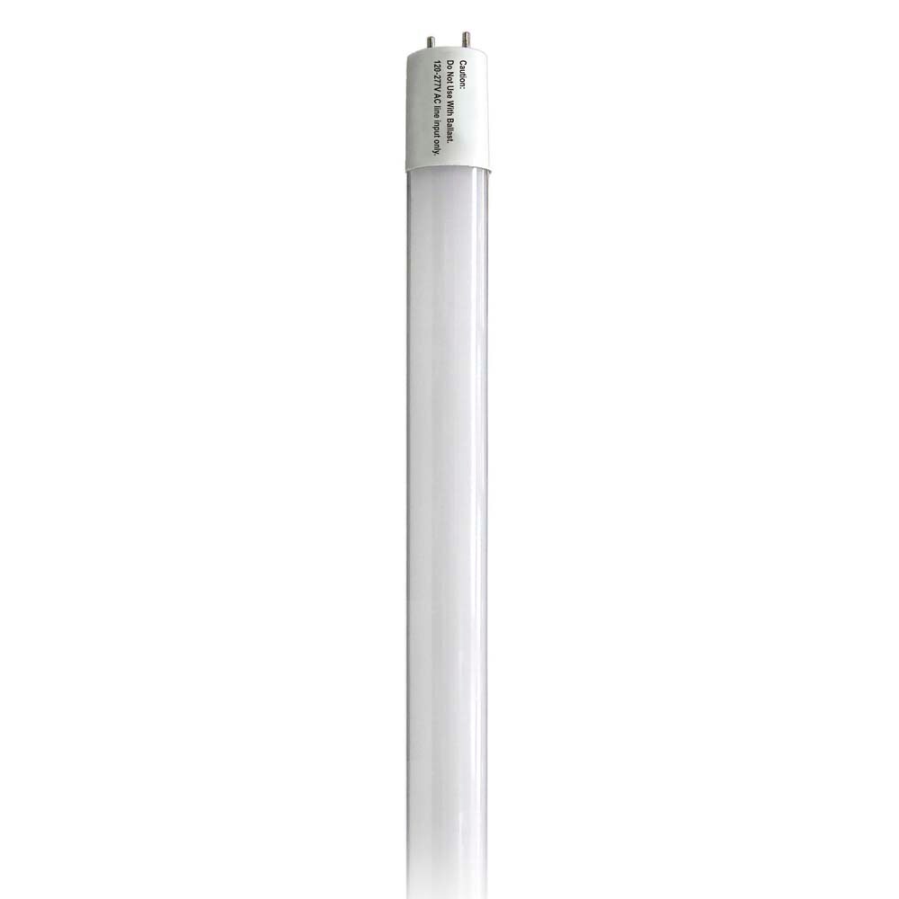 Satco 9W 2Ft T8 LED Tube 4000K 1150LM G13 Base Ballast Bypass