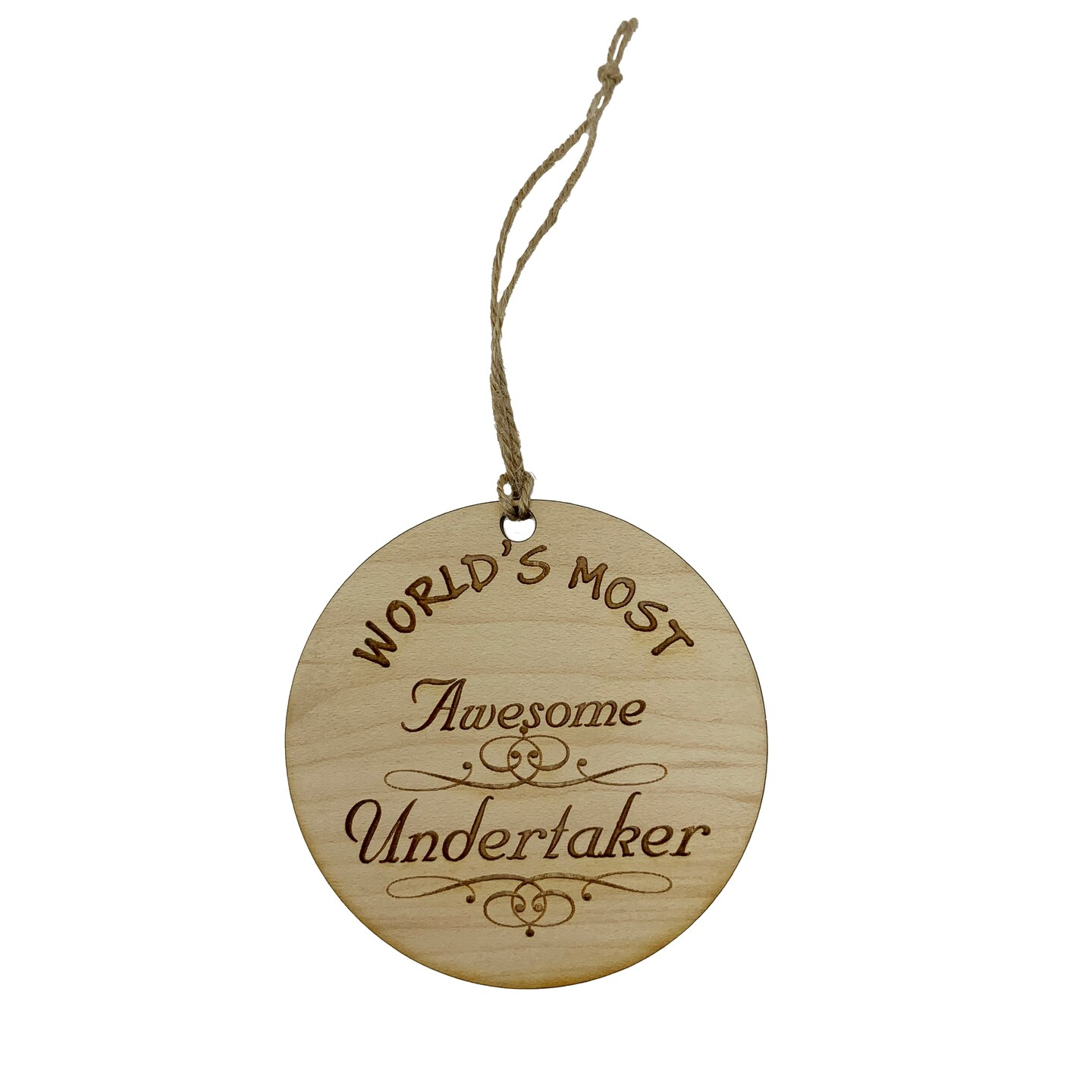 Worlds most Awesome Undertaker - Ornament Worlds most Awesome Undertaker - Ornament