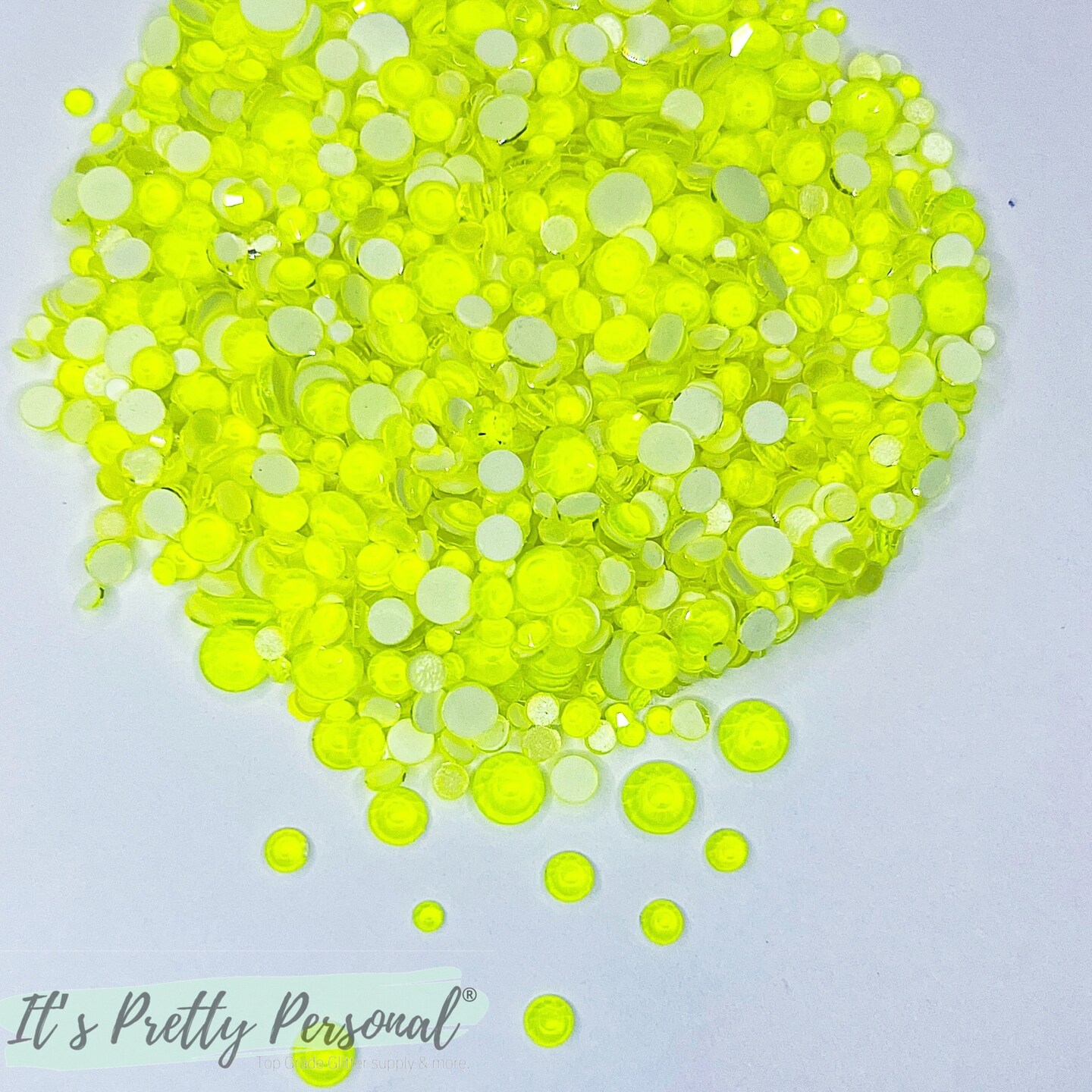 SS20 #12- (~1440 PCS) Neon Yellow”-Glass Rhinestones
