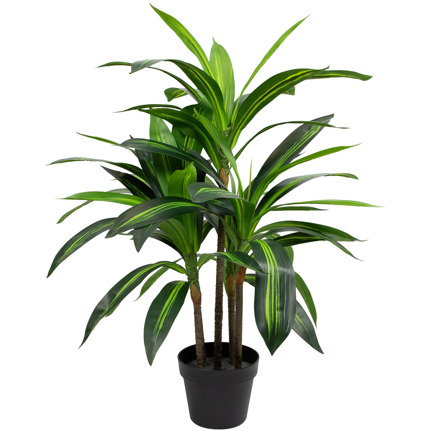 Northlight 36" TwoTone Green Dracaena Artificial Potted Plant Michaels
