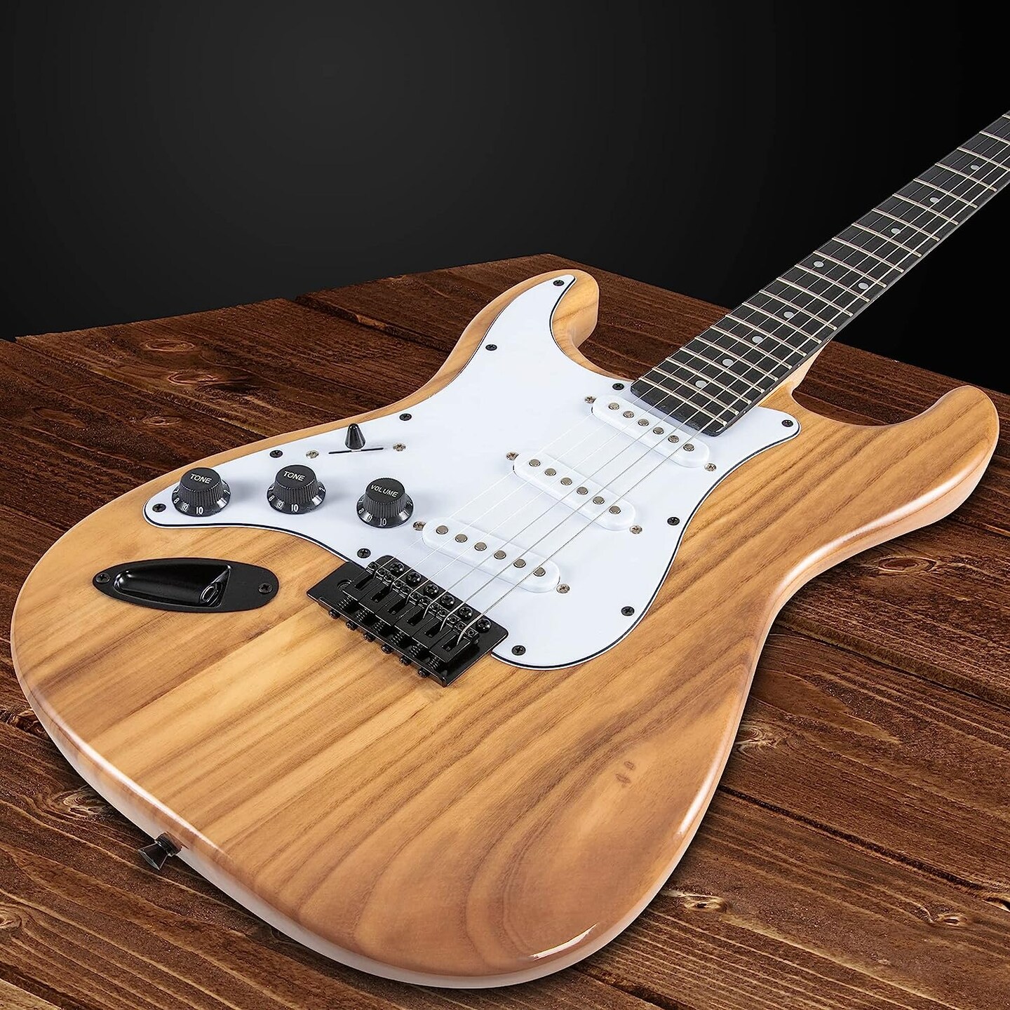 LyxPro 39&#x22; Stratocaster Solid Body Beginner Electric Guitar