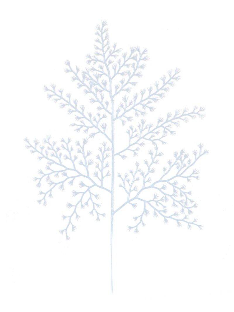 14&#x22; Christmas Maiden Hair Ferns for Holiday Home Decor - Set of 20, Realistic Artificial Foliage for Floral Arrangements, Terrariums, and Indoor/Outdoor Use - 2024 Christmas Collection, Floral Home by Artificial Flowers