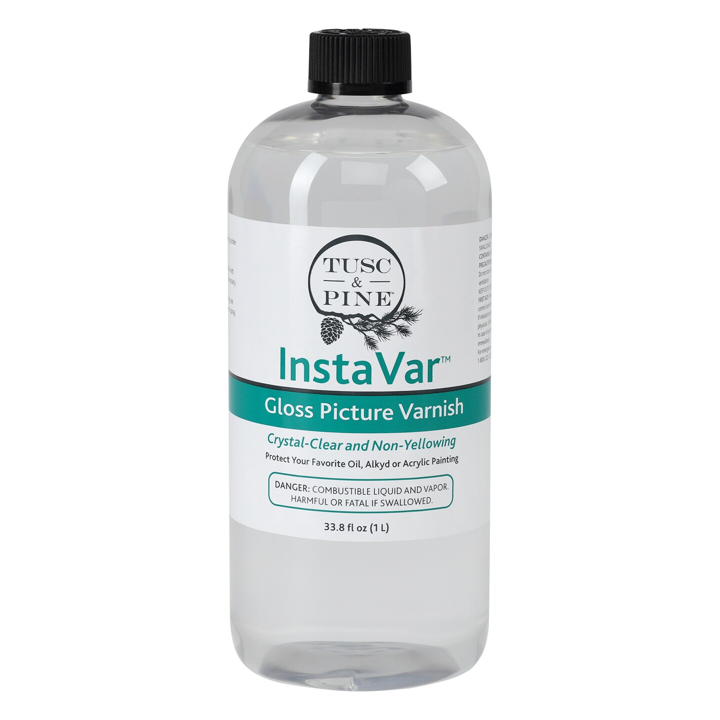 Tusc & Pine InstaVar™ Gloss Picture Varnish - Archival Quality Varnish for Oil, Alkyd, and Acrylic Artists