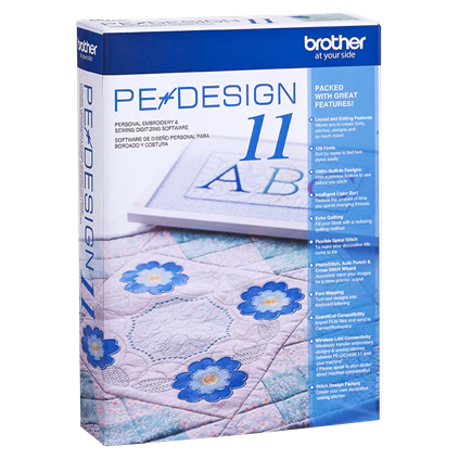 Brother PE DESIGN 11 Embroidery and Sewing Digitizing Software
