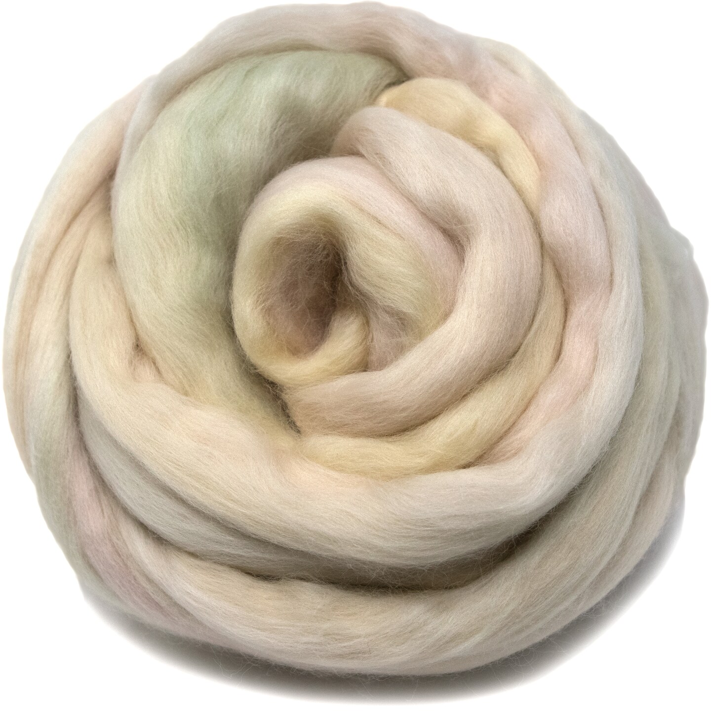 100% Superfine Merino Fiber: Top Notch. Soft Combed Top Roving Color Blend for Spinning, Felting, Weaving