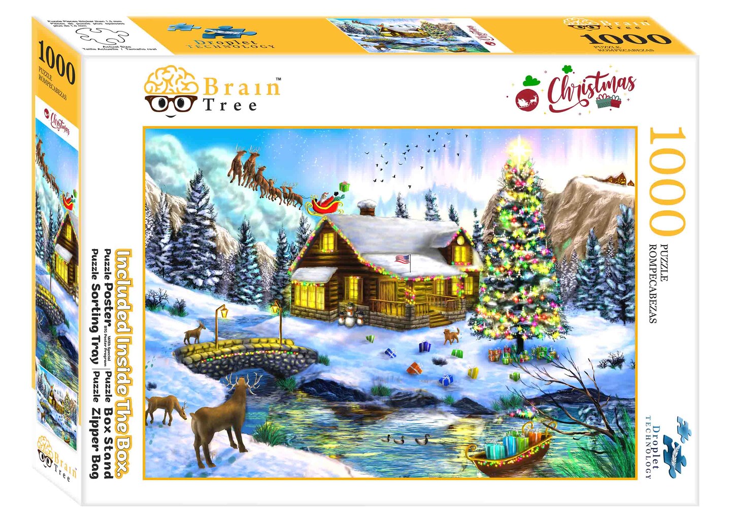 Brain Tree - Christmas Scenery Jigsaw Puzzles 1000 Piece