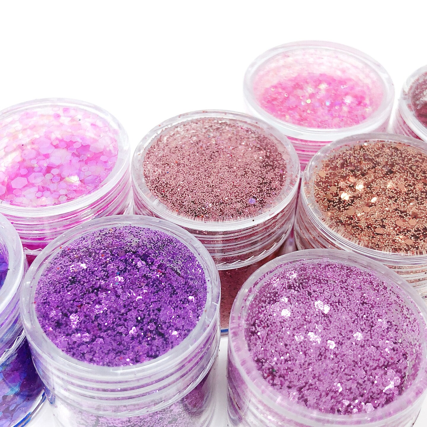 Wrapables Chunky Glitter for Hair Face Makeup Nail Art Decoration (8 Colors)