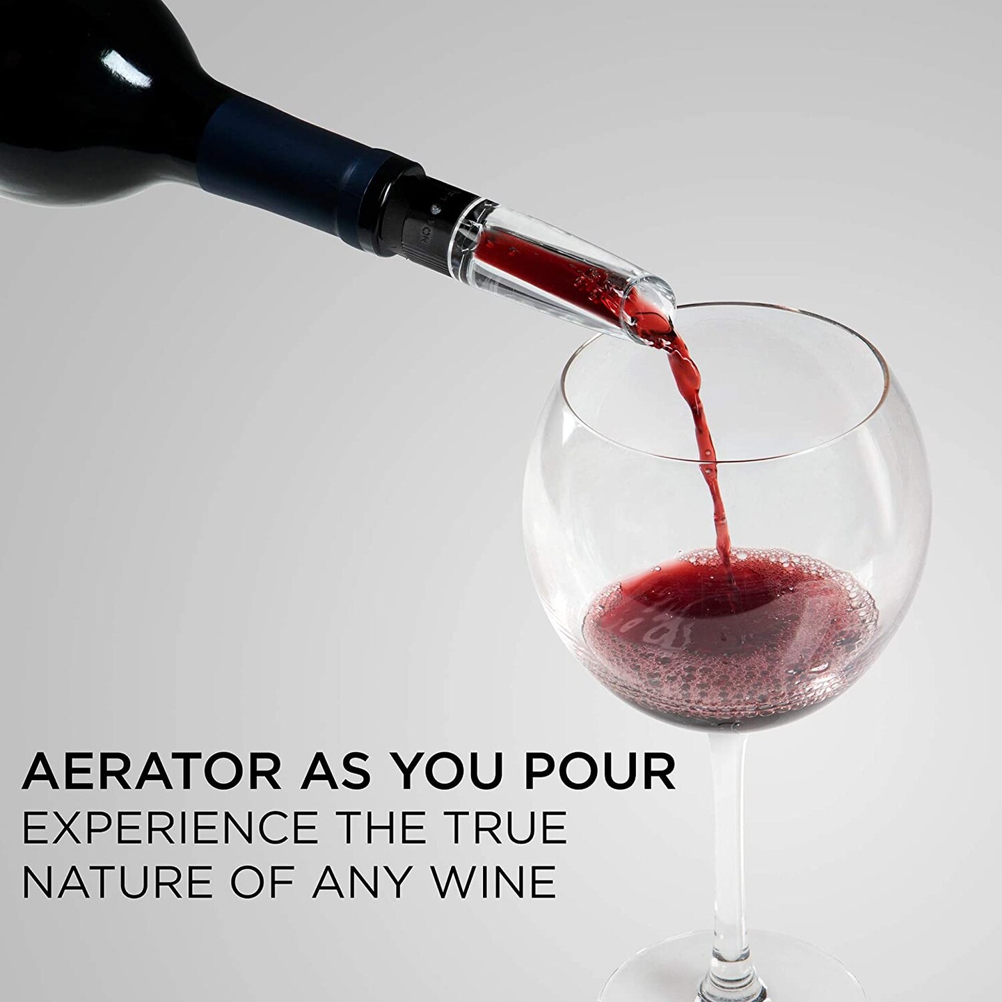 Ivation Electric Wine Opener, 9-Piece Wine Gift Set, Electric Bottle Opener, Wine Aerator Pourer