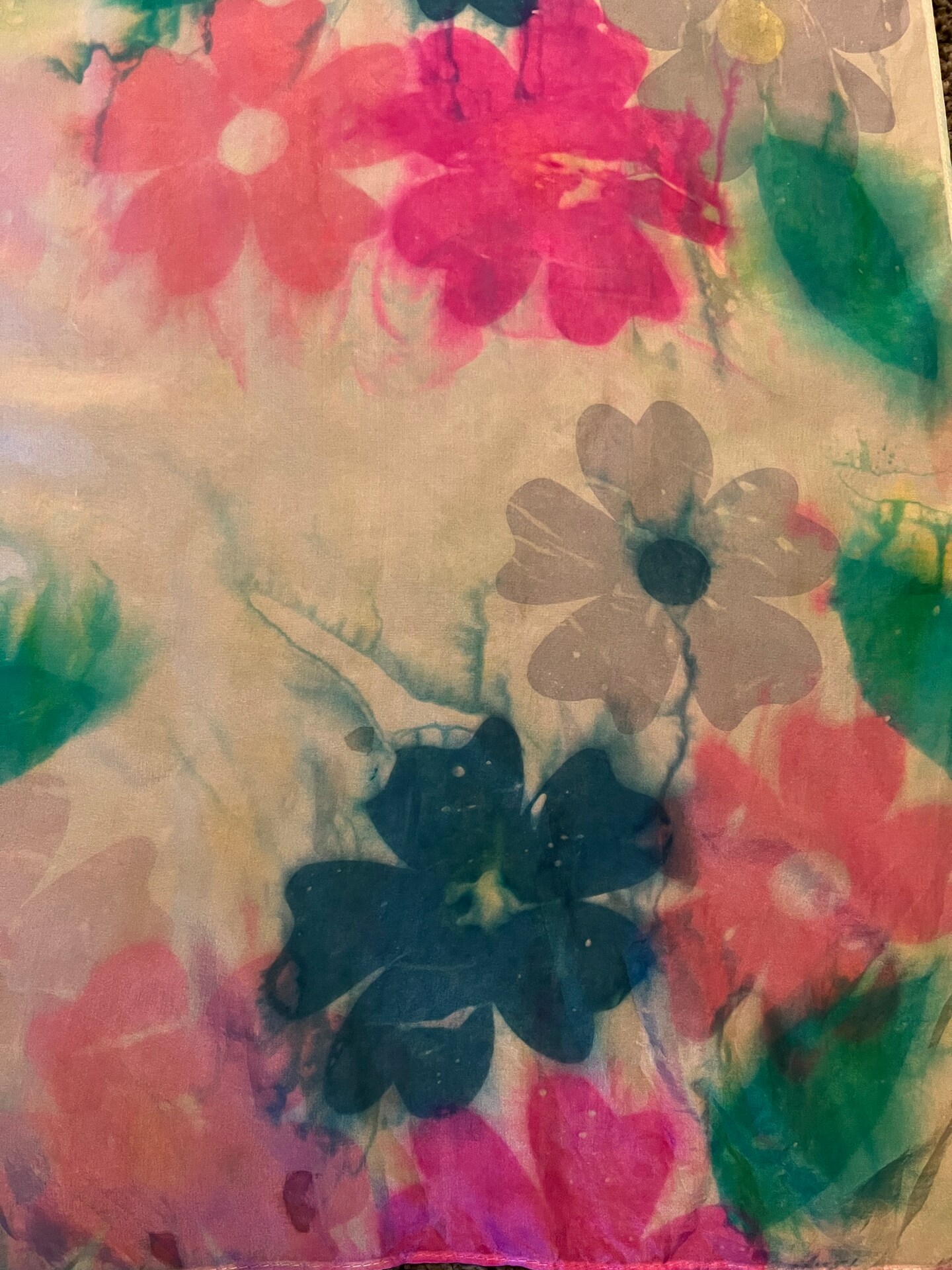Art Tissue Silk Scarf image 4