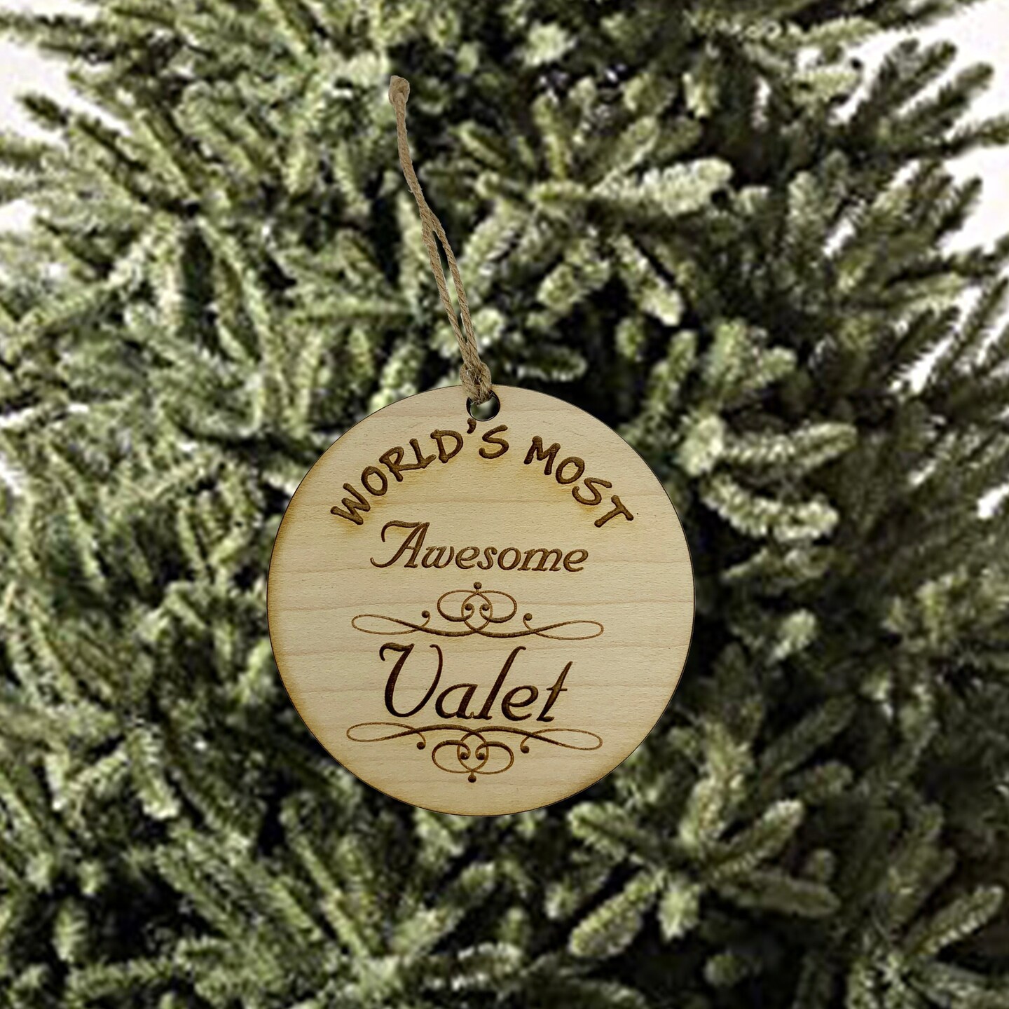 Worlds most Awesome Valet - Ornament