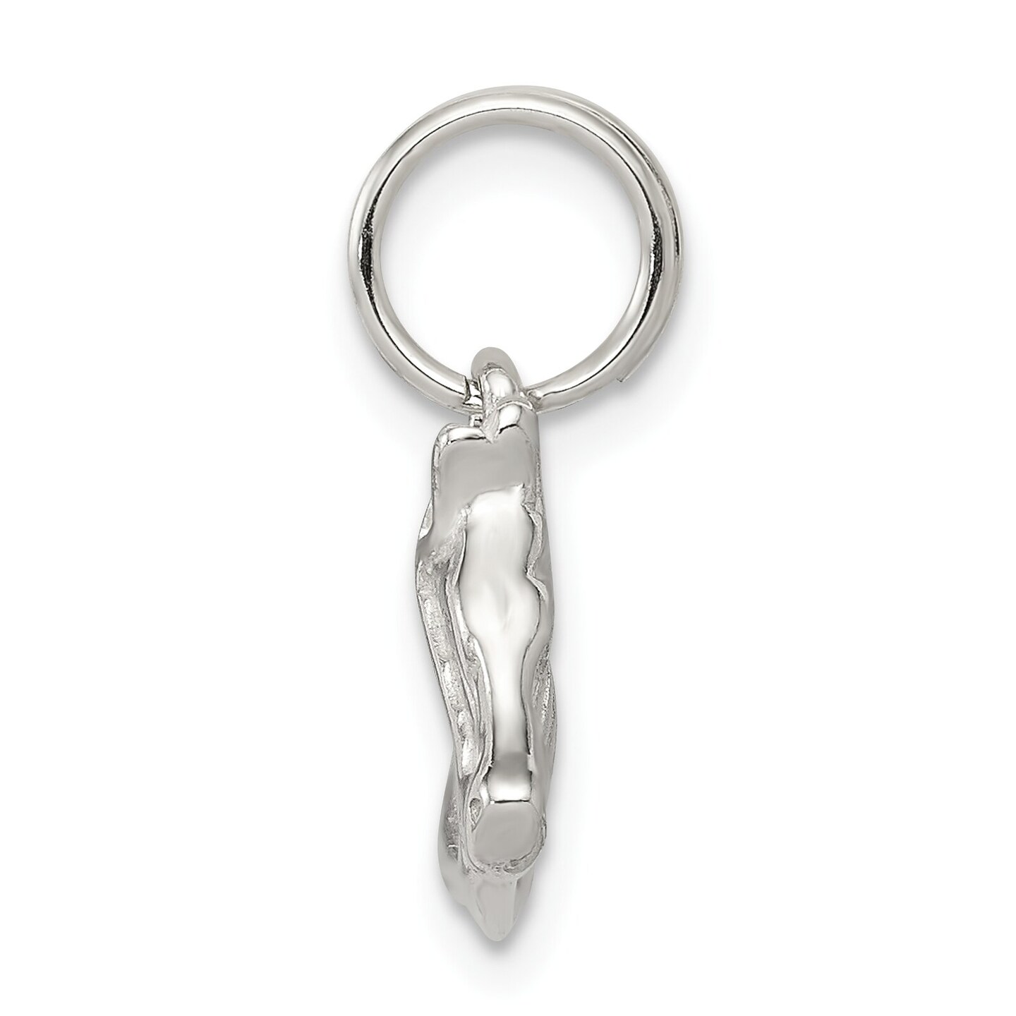 Sterling Silver Horse Head with Bridle Charm Pendant Jewerly 13mm x 14mm