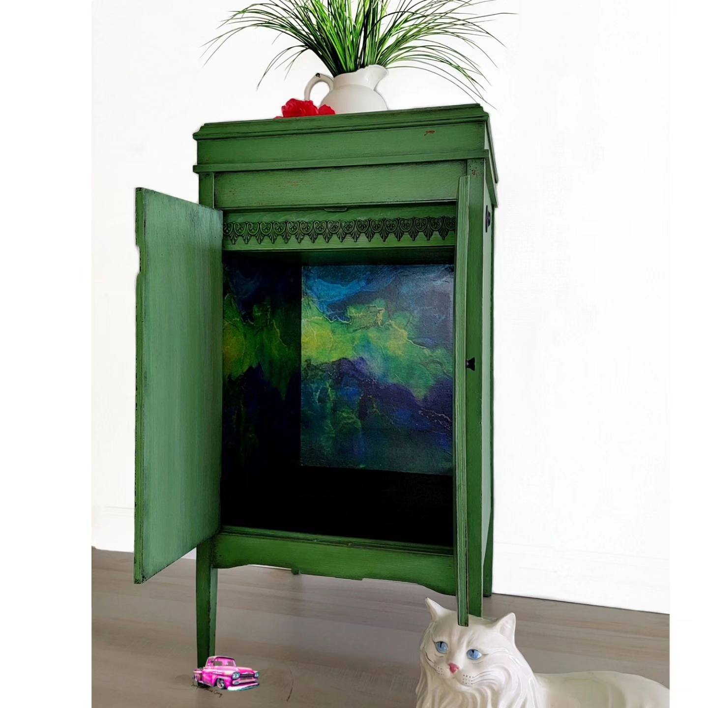 Dreamy Jewels - Green - Decoupage &#x26; Mixed Media Art Paper (small)