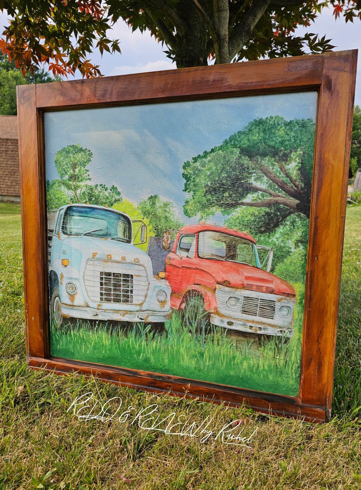 Forgotten Fords.... Paper for Decoupage Crafting and Multi Media Art (Medium 18x24 inches)