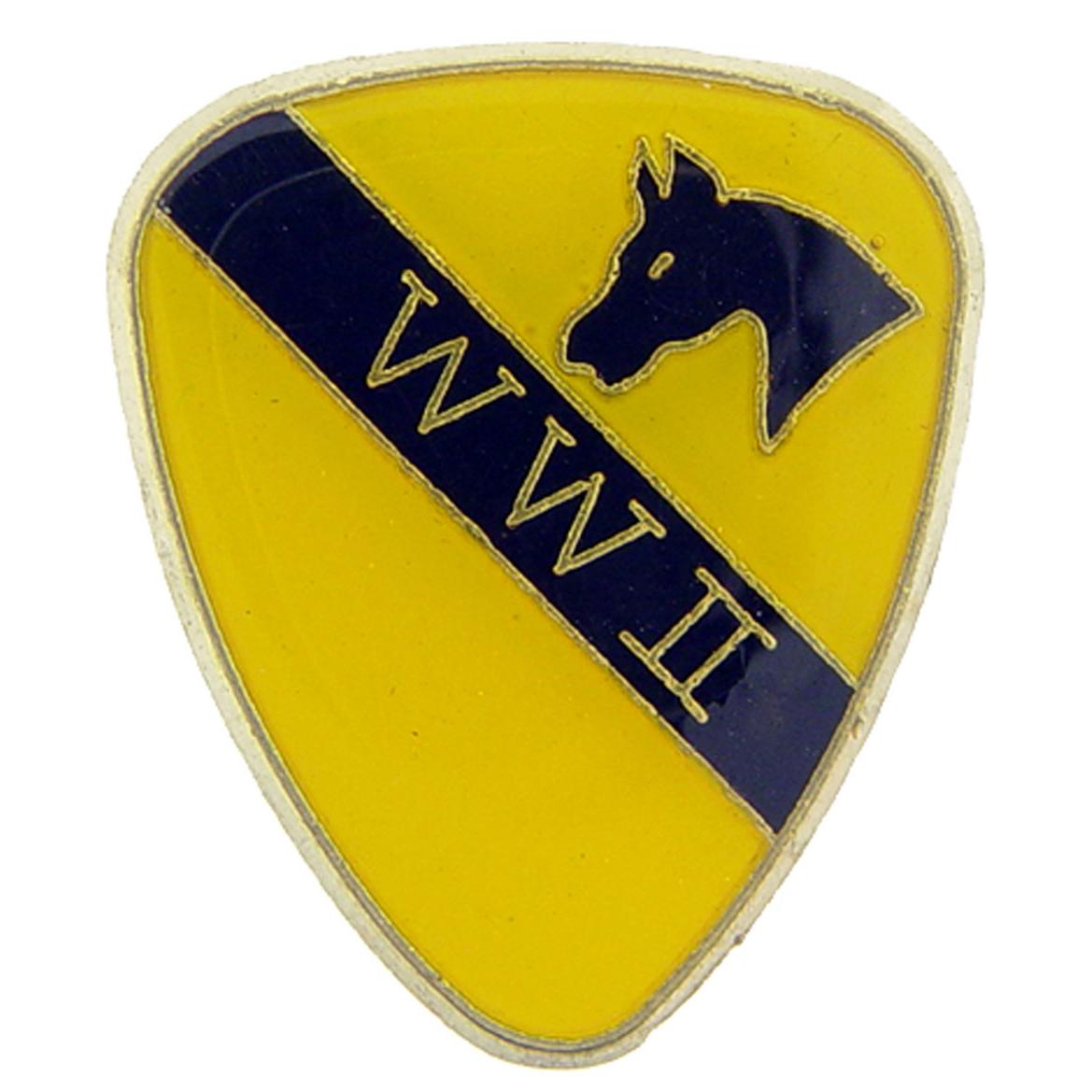 WWII 1st Cavalry Division Pin 1&#x22;