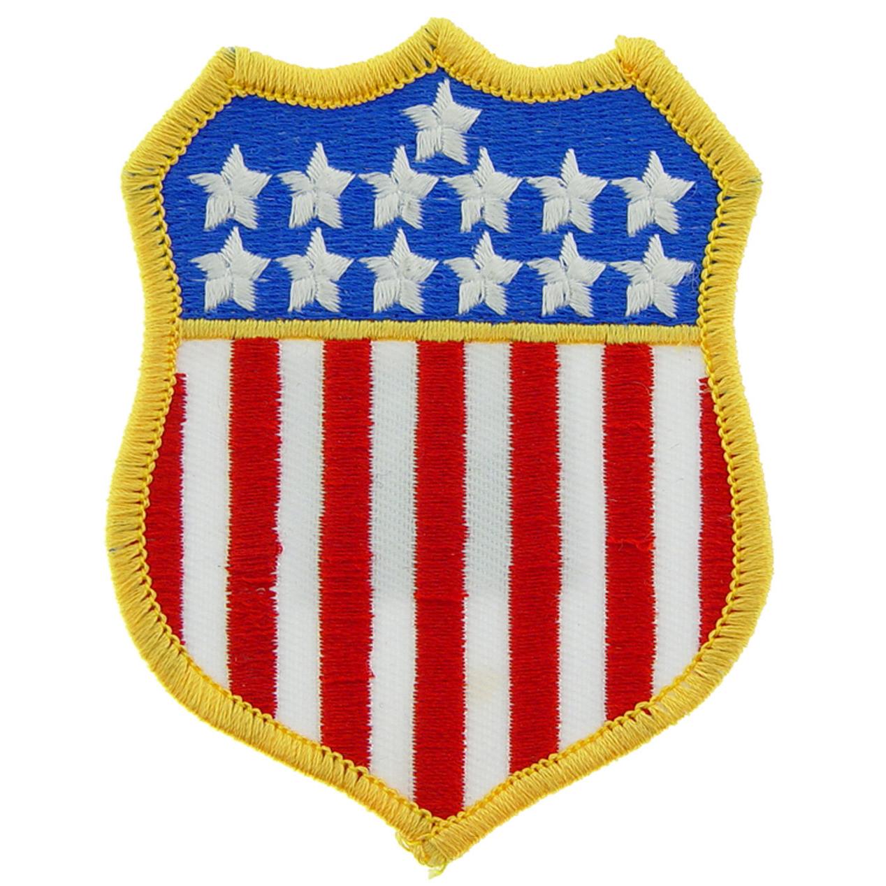 American Flag Shield Patch 3&#x22;