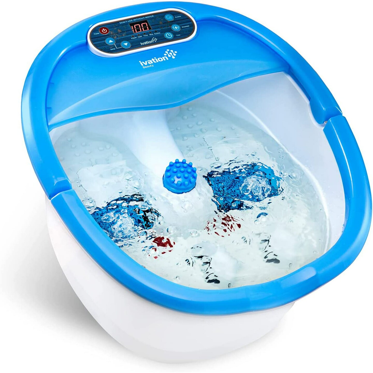 Ivation Foot Spa LED and Foot Bath Spa With Heat and Massage