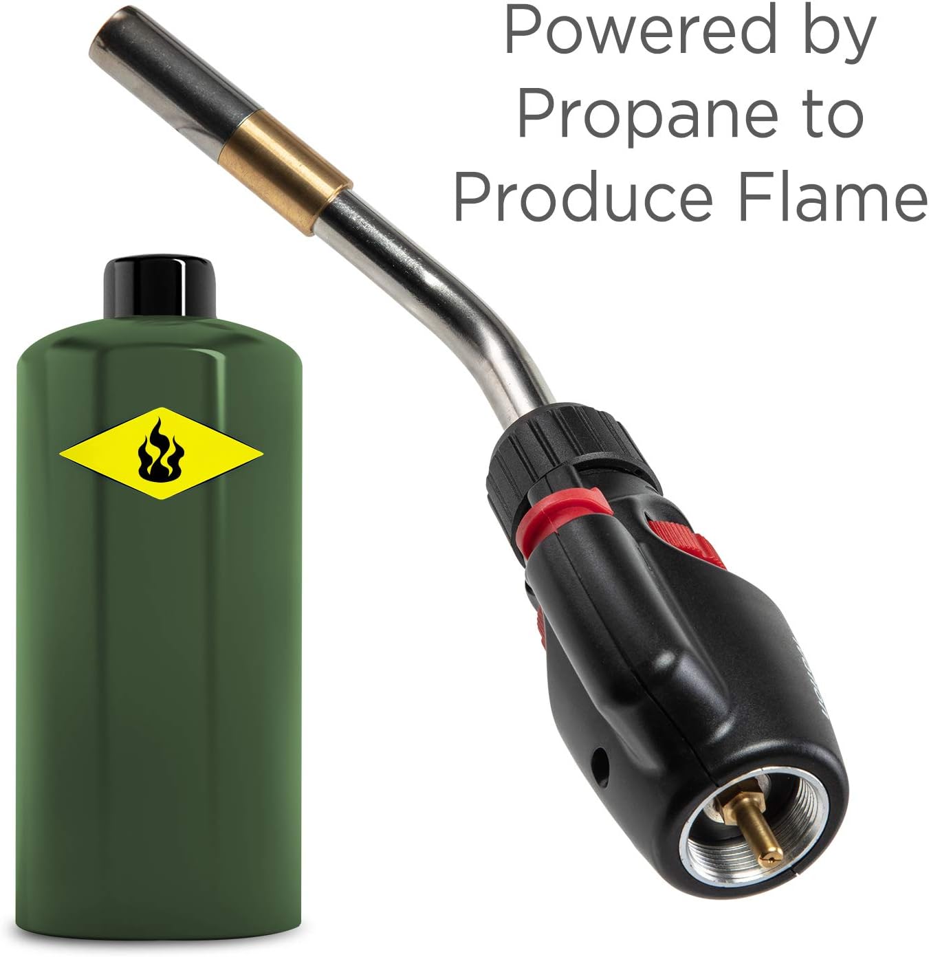 Ivation Propane Torch, Torch Lighter with Trigger Ignition and Adjustable Flame