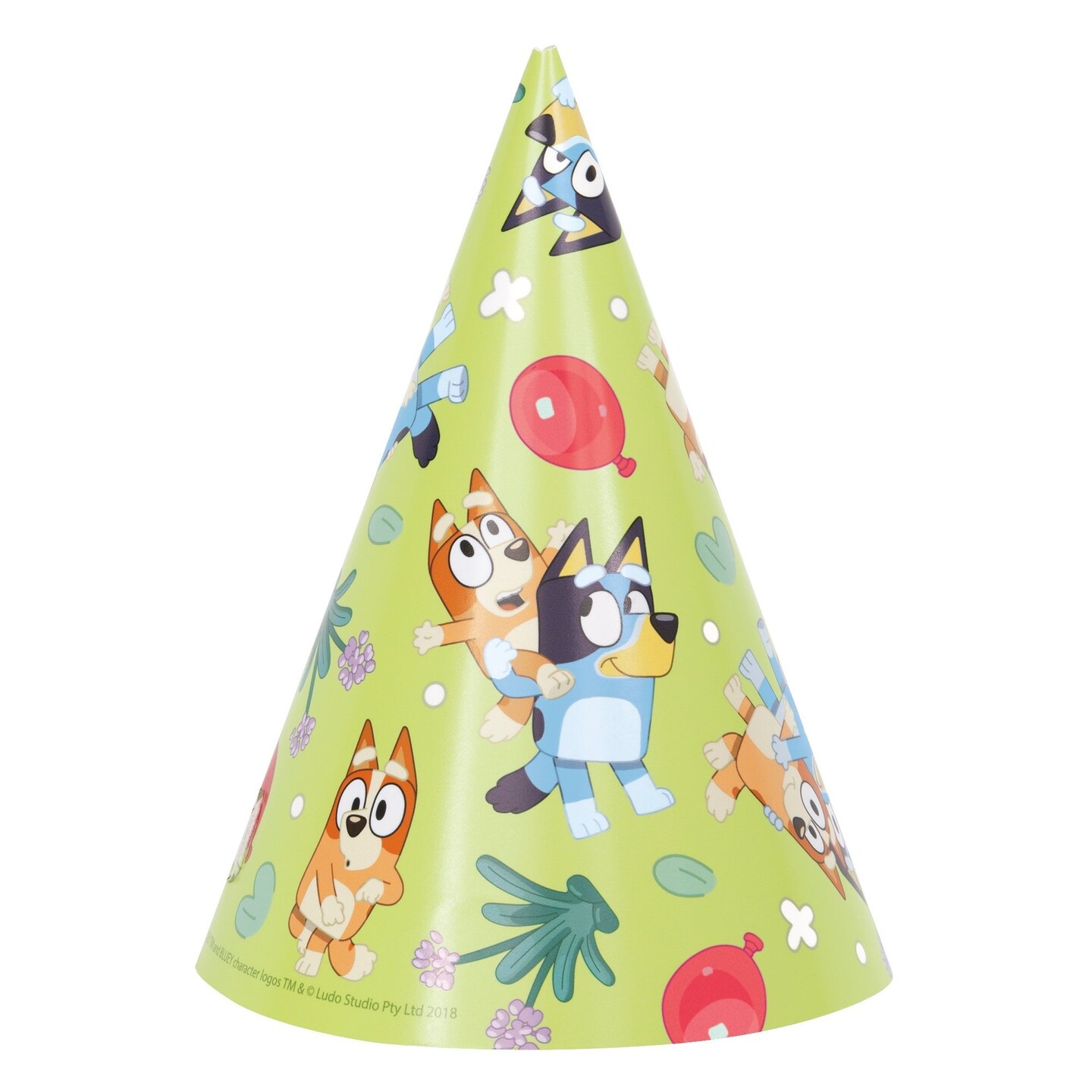 Bluey Party Hats - 8ct