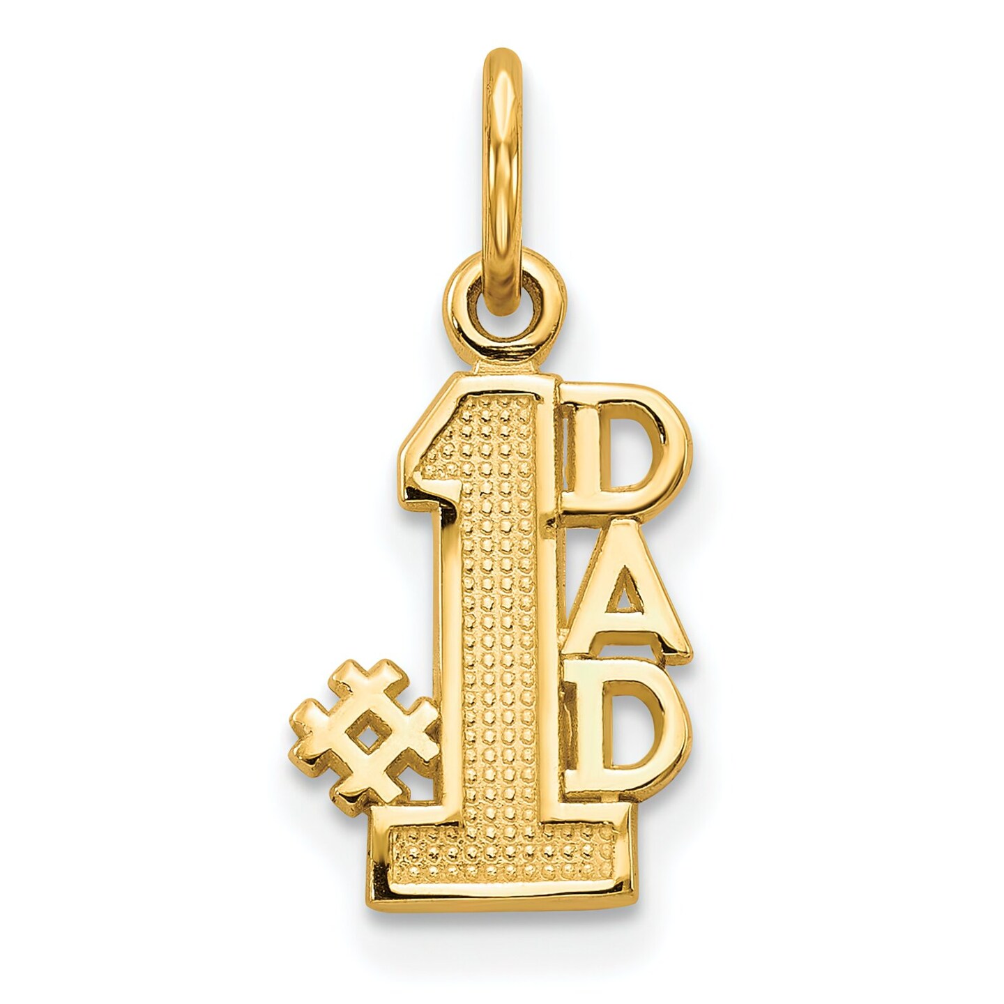 Deals Gold dad charm