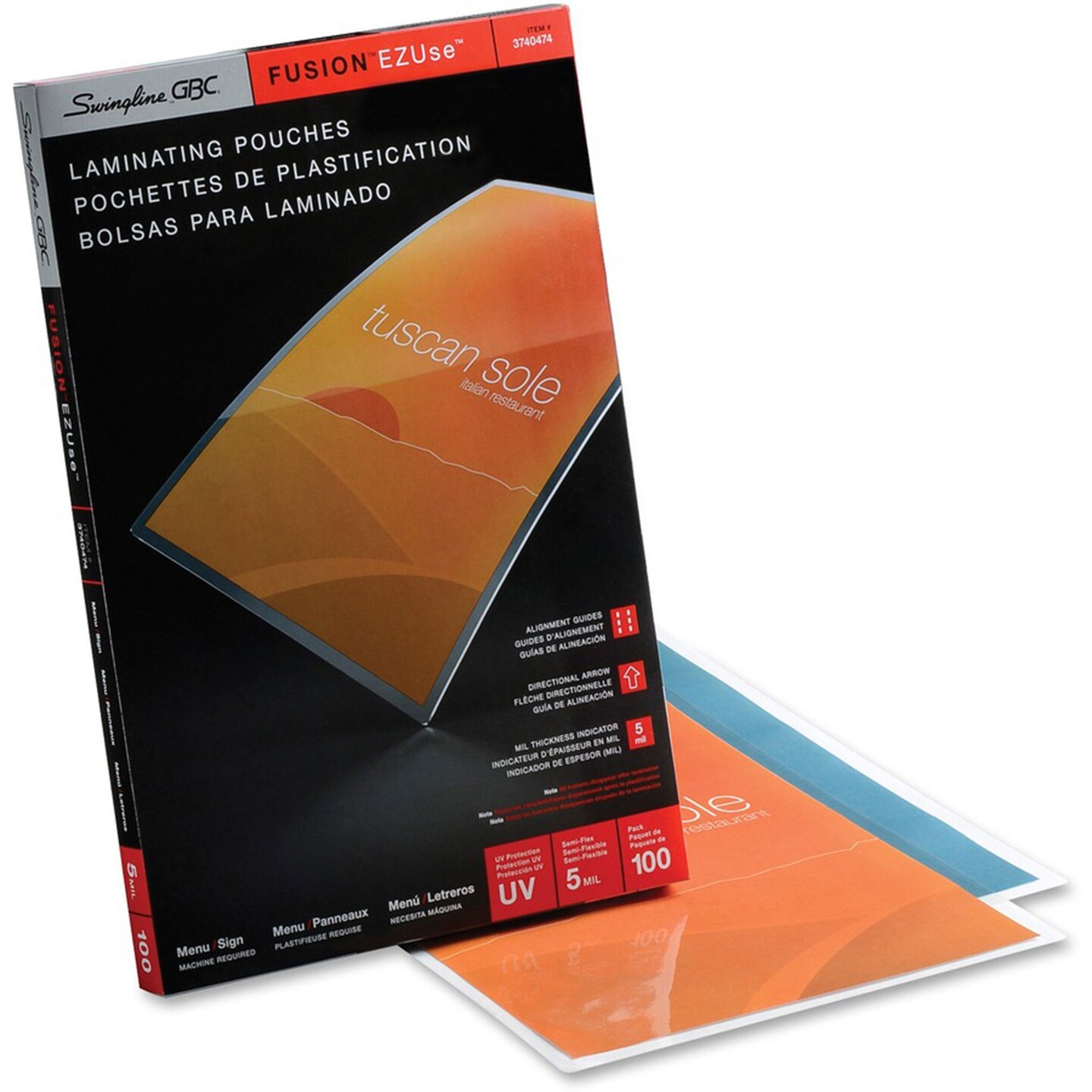 EZUse Thermal Laminating Pouches, 5 mil, 11.5